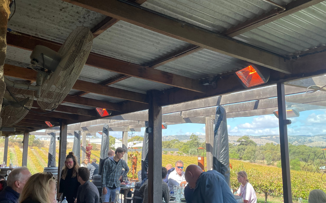 Terrace Heating: Keep outdoor dining venues warm and cosy all year round in David Franz Winery
