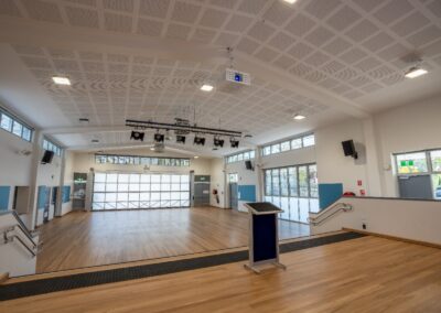 School hall infrared heating solutions